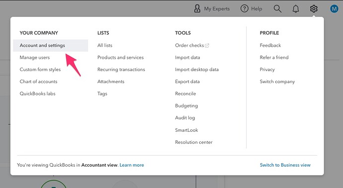 QBO-select-account-settings