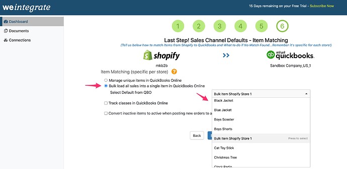 shopify-quickbooks-item-matching-batch-default-select