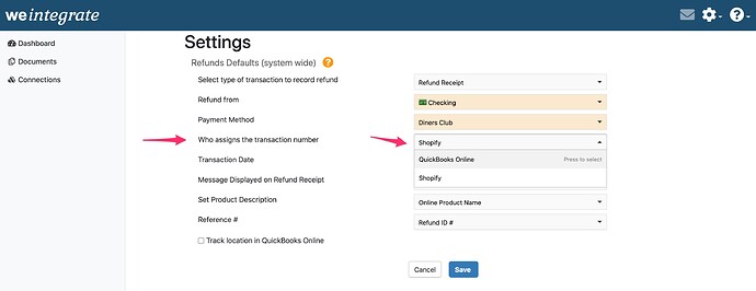 quickbooks-online-refund-assign-transaction-number